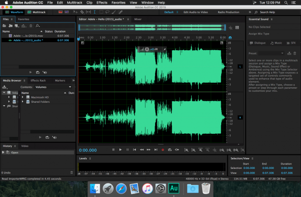 adobe audition drivers for mac